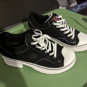 Skechers Black Chunky Sneakers